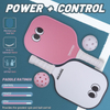 TOPPRO Googly-Eyes Fiberglass Pickleball Set(Pink& White)