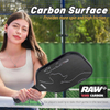 TOPPRO Black Cat Carbon Fiber Pickleball Set with Rucksack